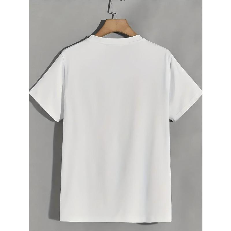 European Sizes OTF Only The Family Men'S White T-Shirt - Casual & Modern Street Style with Black Brushstroke OTF Logo Design