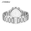 SINOBI New Design Men's Calendar Watches Fashion Styles Man's Quartz Wristwatches Original Chronograph Male Gifts Clock