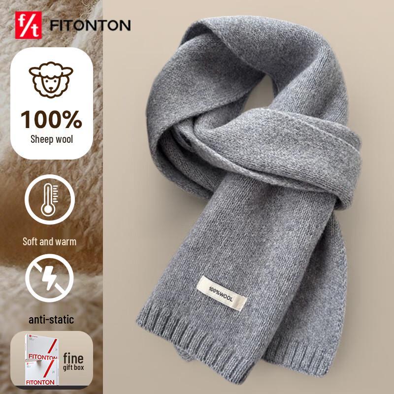 

FitonTon Women s 100% Wool Winter Scarf & Shawl