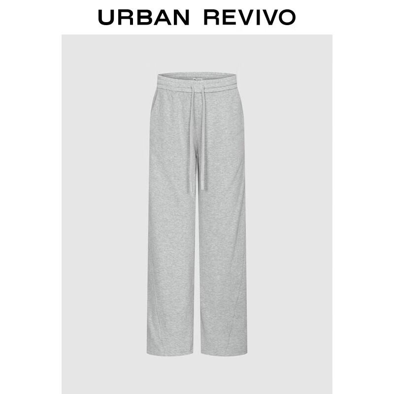 UR 2025 Fall Women's Casual Drawstring Curved Pants