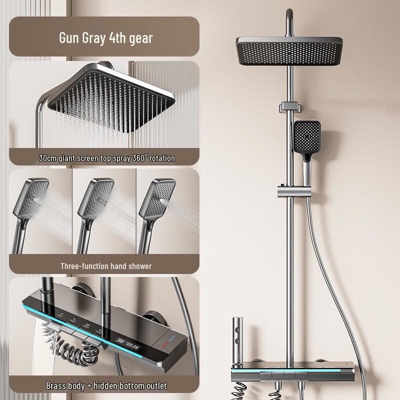 TLXT Smart Thermostatic Shower Faucet Set
