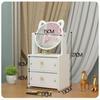 New Household Makeup Mirror Drawer Type Desktop Cosmetics Storage Box Multifunctional Jewelry Sorting Rack Makeup Tool Kit