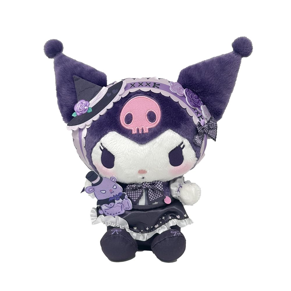 

Kuromi Strawberry Newspaper 644 Collaboration Big Plush Toy with Toy 29cm No. Diamond, Approx.