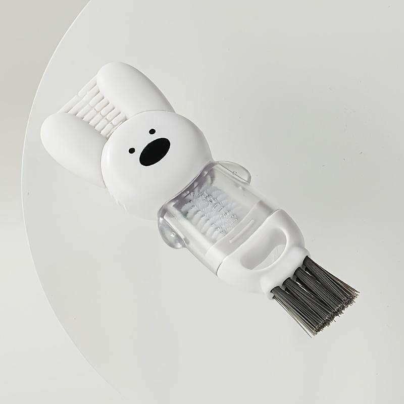 1pc Rabbit-Themed 4in1 Multifunctional Cleaning Brush Plastic, Reusable with Handle for Kitchen, Cup, Bathtub, and Bottle Cleaning, Gap Detailing