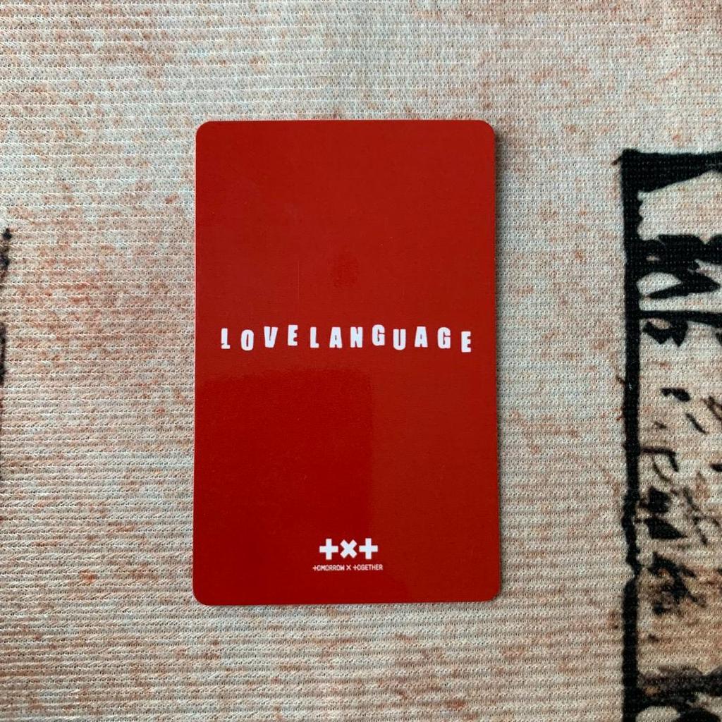 [USED] TXT Line Music Love Language Soobin Trading Card