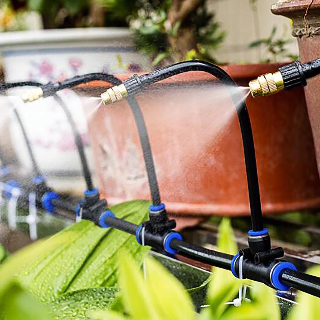 5-20M Universal Way Automatic Atomization Watering Kit Free-Bend Misting Nozzle Flower Irrigation Cooling Humidify Dust Removal