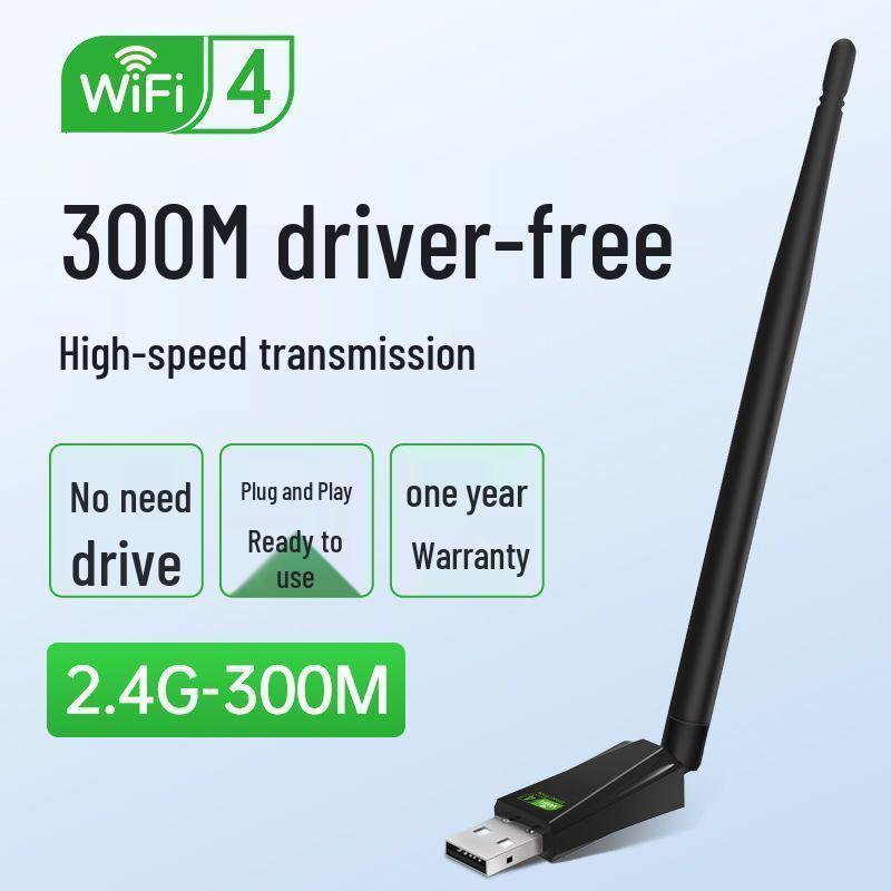 WiFi6 USB Wireless Network Card: Driver-Free Portable Transmitter & Receiver for Desktop/Laptop