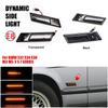 Side Indicator Lamp Sequential Dynamic Flowing LED Side Marker Lights for BMW 3er 5er 7er E36 E34 E32 86-96 Turn signal Lamps