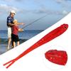 10pcs Freshwater Seawater PVC Fishing Bait 13cm Lifelike Soft Lures Accessory (Red)