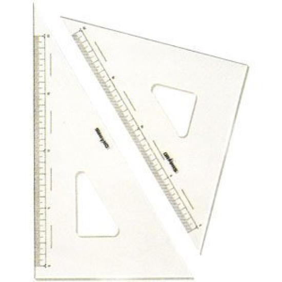 

Drapas Triangular Ruler with Scale 3mm Thickness 15cm 13131