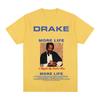 Unisex New Casual Cotton Hip Hop Short Sleeve T-Shirt With Drake Vintage & For All The Dogs Letter Print T-shirt