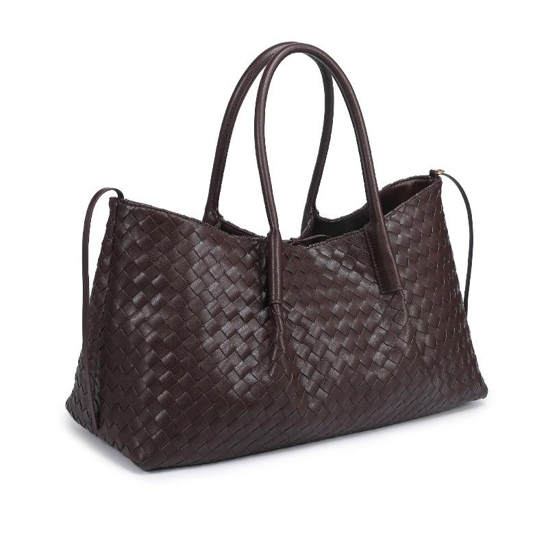 Frühlings- und Sommer-Neuheiten gewebte Damenhandtaschen, hochwertige tragbare Schultertaschen, geräumige Handtaschen für Pendler