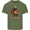 Alien in a Bigfoot Fancy Dress Outfit Ape Gorilla Unisexs Light Cotton TShirt
