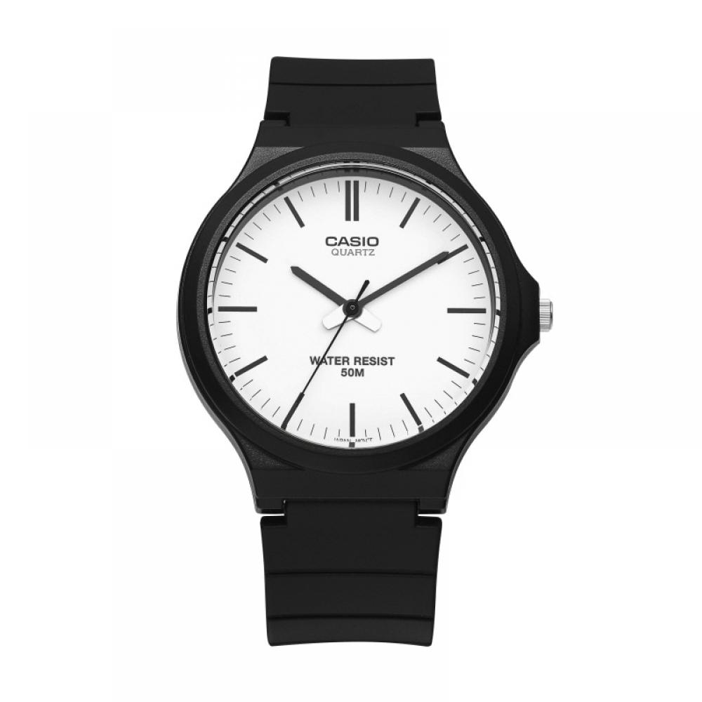 Casio Mw 240 7evdf Mw 240 7e Analog Sat Student Male Urethane Watch