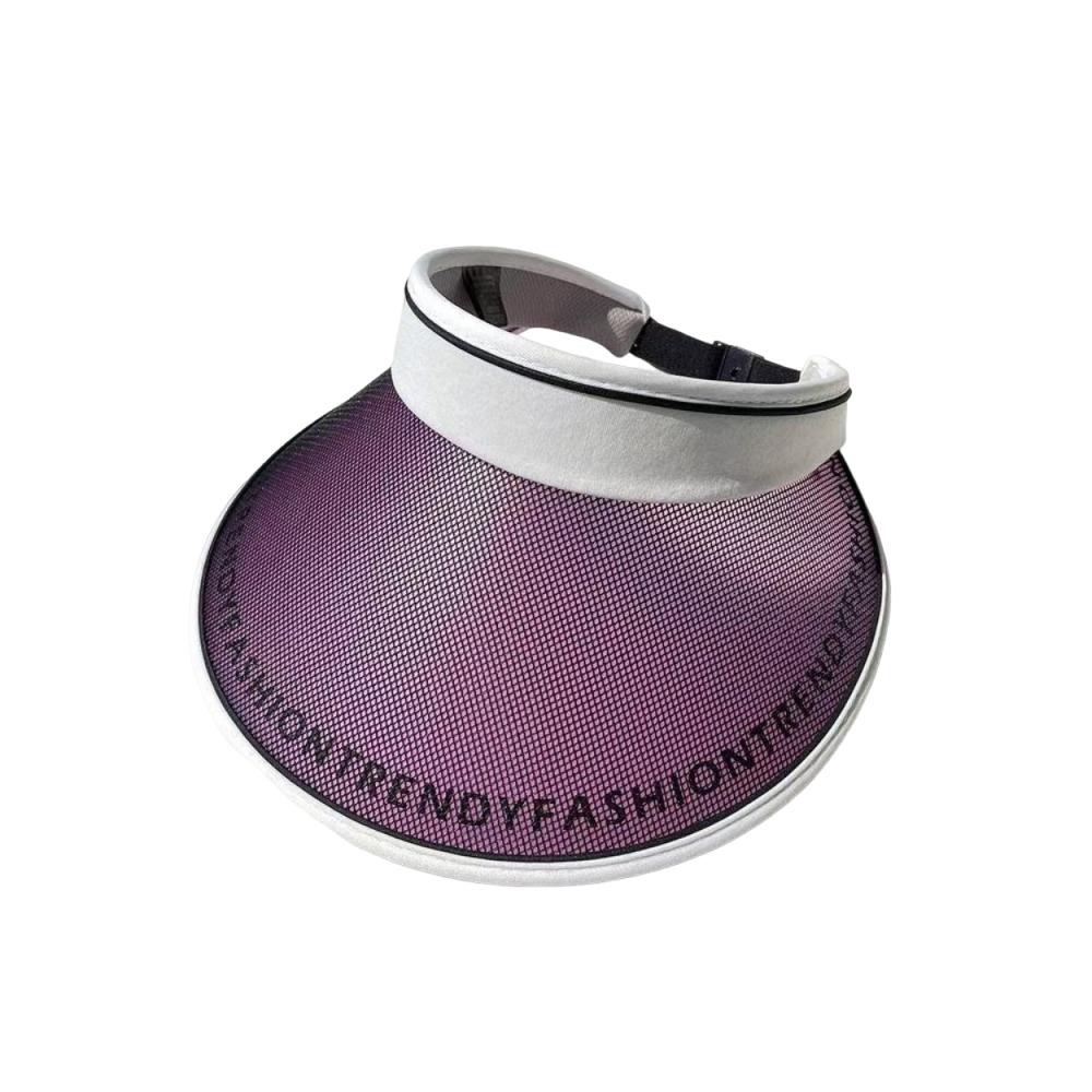 Anti-UV UV Protection Empty Top Visor Large Brim Lightweight Sun Protection Cap Breathable Korean Style Sunshade Cap for Summer