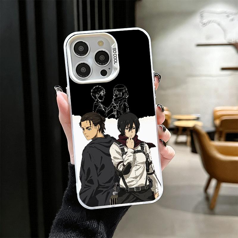 A-Attack On T-Titan Mikasa Shockproof Phone Case for iPhone 17 Air 16 16E 15 Pro Max 14 Plus 13 Mini 12 Back Cover Anti Fall Fun