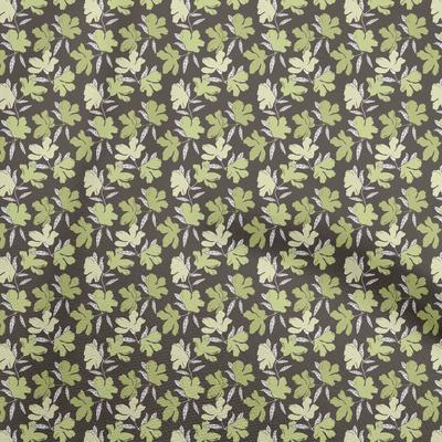Cotton Flex Brown Fabric Floral Diy Clothing Quilting Fabric Print Fabric By Yard 40 Inch
