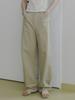Curved Wide Cotton Pants Sw6Ml788_2Color