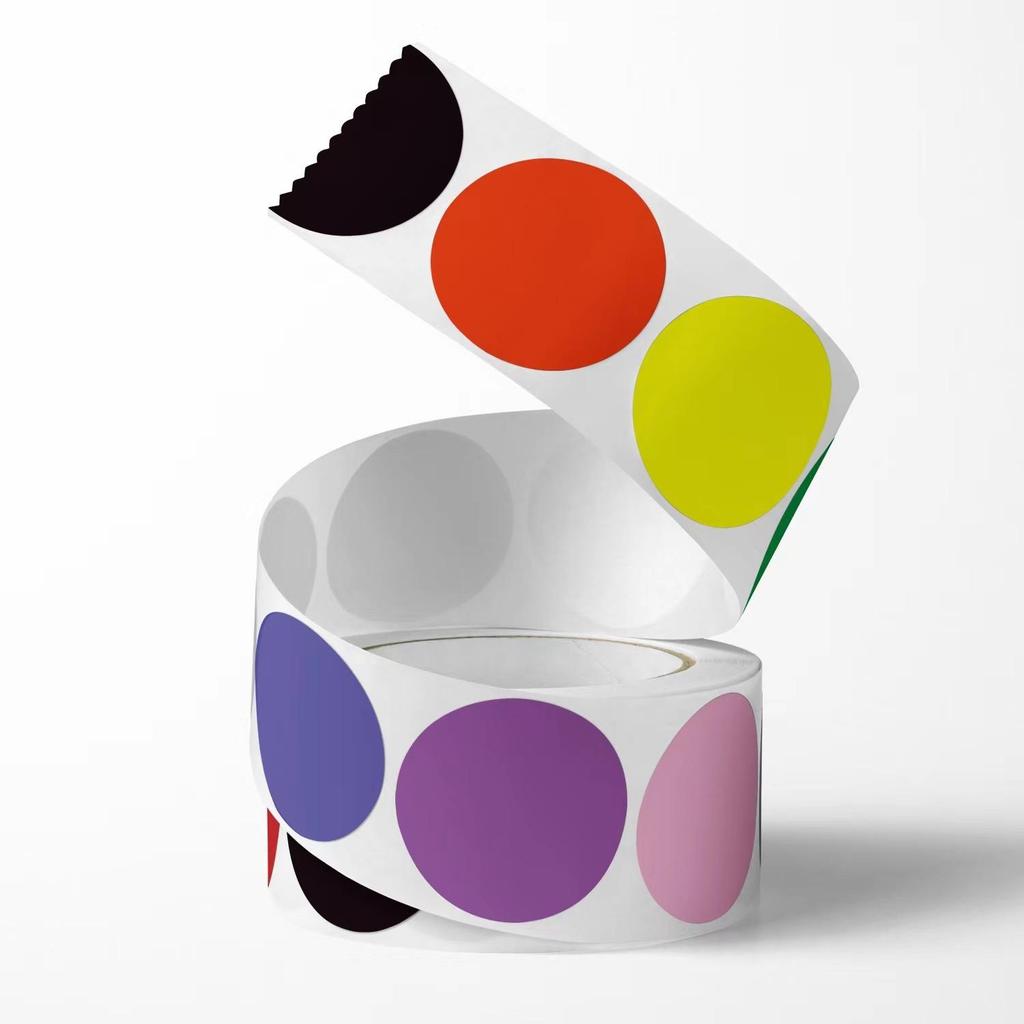 Colorful Small Dot Stickers for Classification & Marking - Self-Adhesive Round Labels