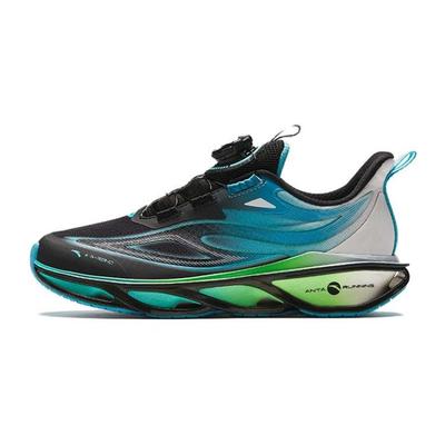 Comfortable Shock Absorbing Durable Low Top Kids Running Shoes Kids Running Shoes Black Blue Green 312415510-4