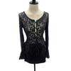 French Ruffle Bell Sleeve Lace Shirt - Chic & Slimming Women's Spring Top