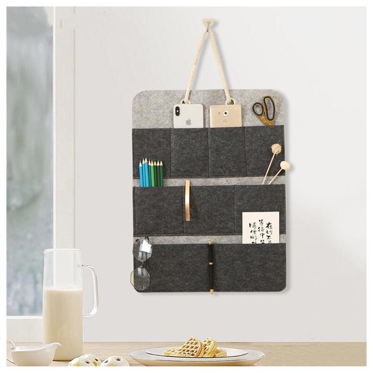 

Приграничная войлочная настенная и дверная подвесная сумка для хранения для организации общежития Medium чёрный