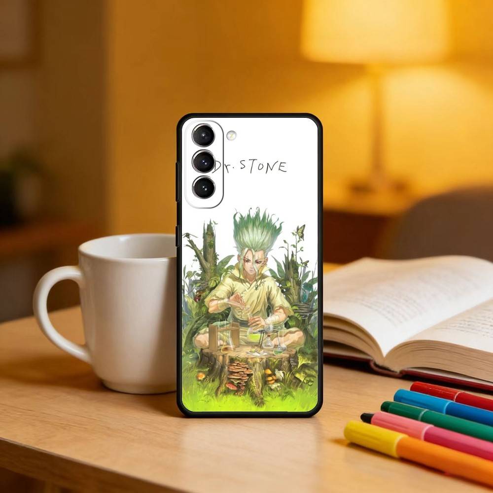 Custodia Anime D-Dr S-STONE per Samsung Galaxy S21 S25 FE S24 S23 Ultra S20 S9 S22 Plus S10 Cover in TPU