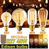 Lâmpada LED Edison E27 40W Regulável Luz Quente Antiga Vintage Filamento AC220V