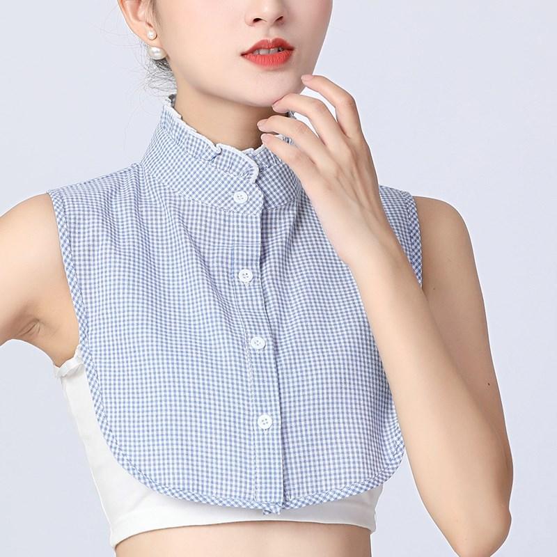 Fake Collar Shirt Women False Collar Woman Autumn Spring Detachable Collar For Sweater Lapel Blouse Women Clothes Accessories