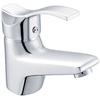 Basin Mixer - EDOUARD ROUSSEAU - Nelson - Flow Restrictor Aerator - Sober Design - Ceramic Cartridge Ø 40 Mm - Chrome-plated