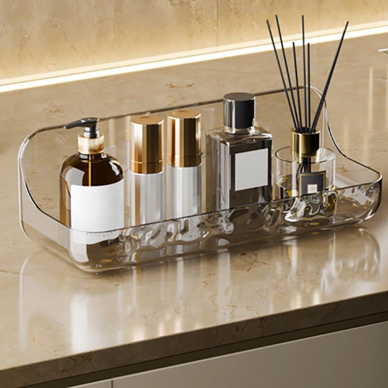 Bathroom Acryli Shelf No Drillshower Storage Rack Washstand Cosmetics Storage Rack Wall Mounted Toilet Shampoo Holder Organizer