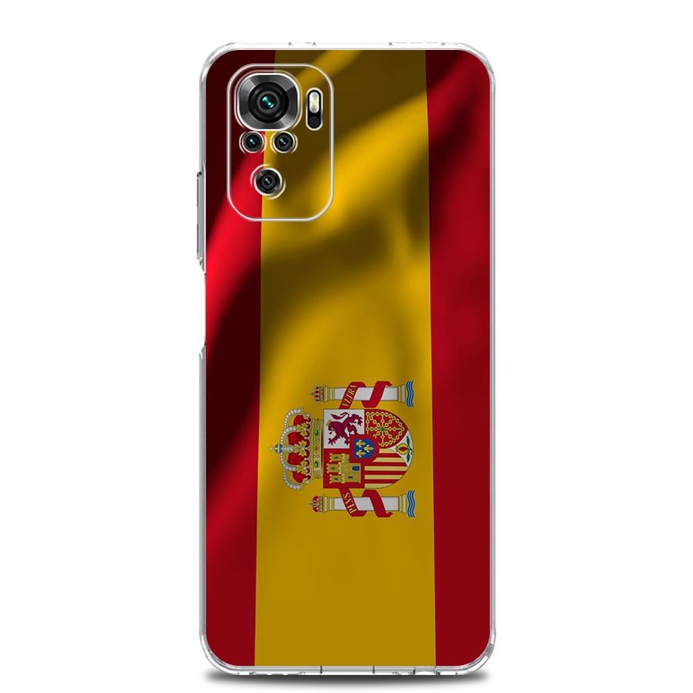 Spain Bull Flag Soft TPU Phone Case For Xiaomi Redmi Note 15 14 13 12 4G 10 11 Pro Plus 5G 14C 13C 12C 10C 9A Cover