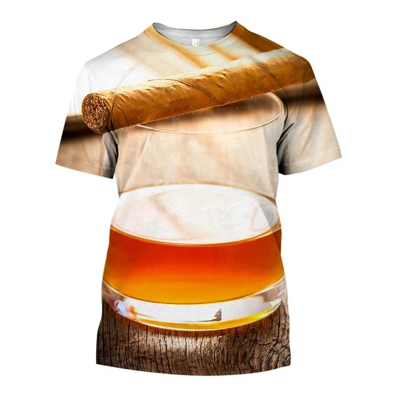 Summer Men Interesting Creative Palm Print T-Shirt Fashion 3d Printed Round Neck Short Sleeve Loose Plus Size Tops Clothing