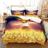 Whimsical Sailor Uniform Antler Girl Graphic My Deer Friend Nokotan Anime Bedding Set Duvet Cover With 2 Pillowcases Youth Decor