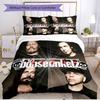 3pcs Duvet Cover Set (1*Duvet Cover + 2*Pillowcase, Without Core), Bohse Onkelz Print Soft All‑Season Bedding Set, Home Bedroom Decor Gift