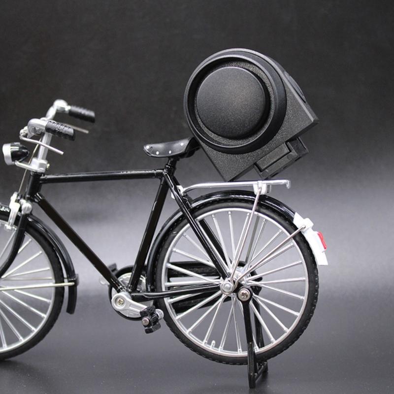 Vibration Alarm Electric Bike Security Alarm System Anti Theft Bike Alarm Horn with Remote Control Alert for Scooter