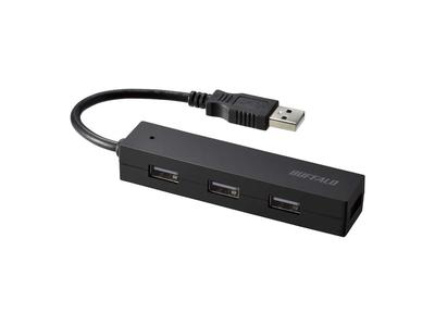 Buffalo BUFFALO USB Hub Τροφοδοτούμενο από τον Bus 4 Θύρες Μαύρο BSH4U055U2BK με Nintendo USB2.0 [Συμβατό Switch/Windows/Mac]