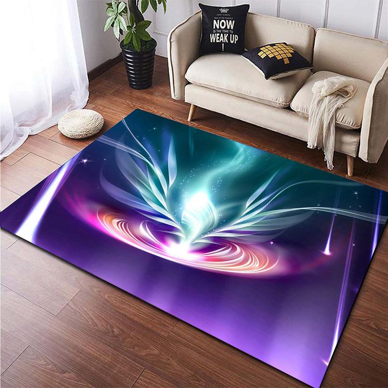 Colorful Magical Fantasy Abstract Art Printed Carpet for Living Room Home Decoration Mats Boho Rugs Area Rug for Bedroom