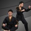 New Pattern Men's and Women's Taekwondo Clothing Long Sleeves Pure Cotton Taekwondo Clothing Training Clothing Wear-resistant