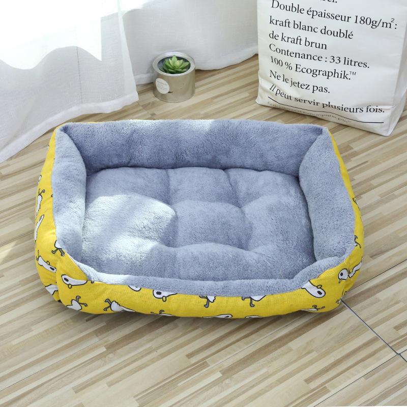 Hnízdo pro domácí mazlíčky, obdélníkový psí bouda, zesílená teplá podložka, velký pes, zlatý retrívr, malý psí bouda, dospělá kočka, dětské hnízdo