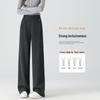 Handu Yishe Women's Sophisticated Wool Blend Straight-Leg Trousers