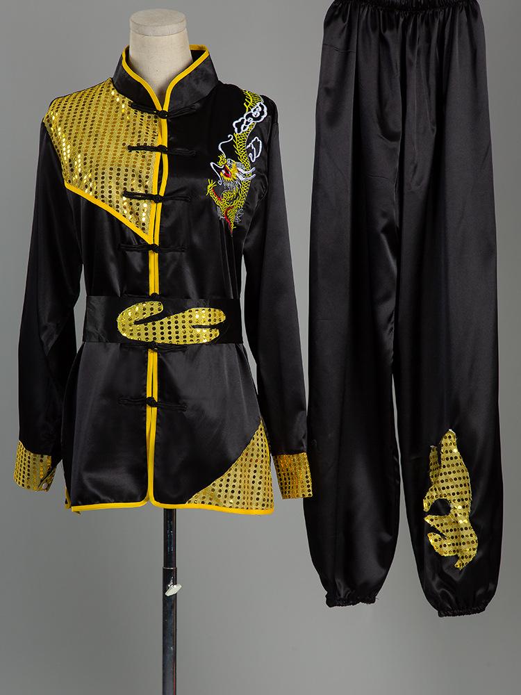 Men's Tai Chi Embroidered Practice and Competition Suit