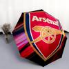 Arsenal Football Club mönster, automatiskt hopfällbart paraply, bärbar och hopfällbar design, 8 revben, en julklapp eller födelsedagspresent.