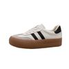 Sports and Leisure Board Shoes 2025 Spring and Autumn Forrest Gump Women's College Style Retro Classic Heightening Sports Little White Shoes