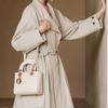 Leather Princess Diana Bag, Winter Leather Messenger Bag, Big-Name Fashion Foreign-Style Bag, Women'S Diagonal Straddle Shoulder Bag