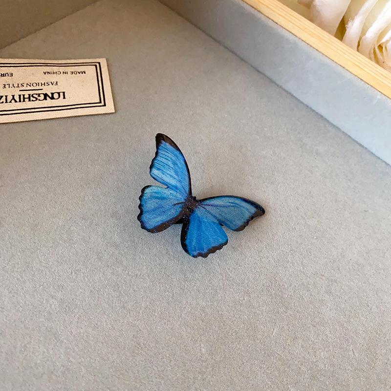 Forest Style Atmosphere Butterfly Hair Clip, Niche Temperament Design Duckbill Clip, Fashionable And Versatile Countryside Style Hair Accessory