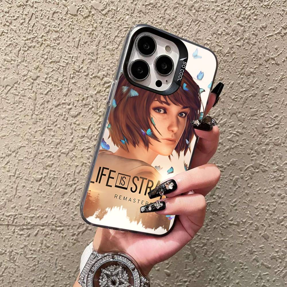 

Game Anime Life Is S-Strange Cute Phone Case For IPhone 17 16 15 14 13 12 11 Pro Max Plus Color Silver Cover iPhone 17pro max