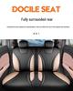 Cojín de Asiento de Coche de Cuero Seagull Modelo 26 - Edición Vitalidad y Libertad, Cobertura Total para Todas las Estaciones.