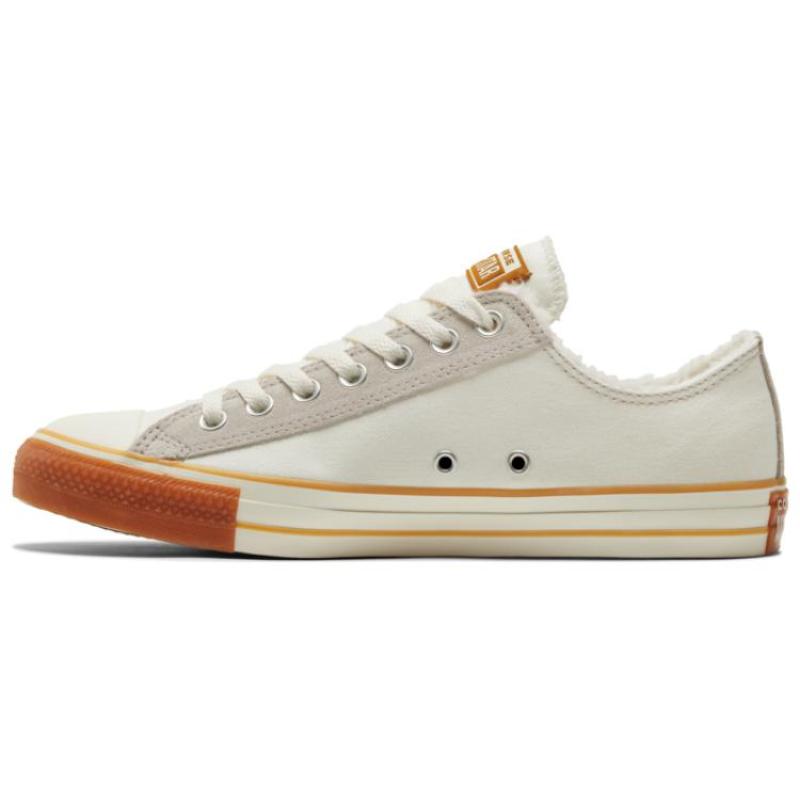 

Converse All Star Comfortable Low-top Canvas Shoes Unisex Cream White Orange 37