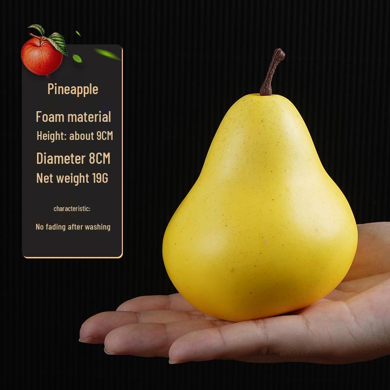 Plastic Apple Fruit and Vegetable Teaching Aid Prop Figurine for Early Education Display